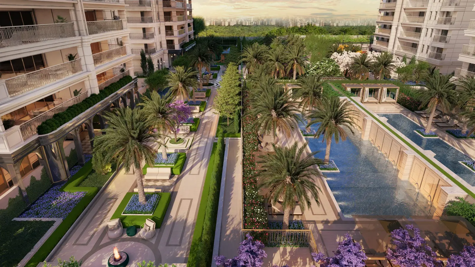 Château Jardin — vista aérea do empreendimento no Novo Eixo Cidade Jardim