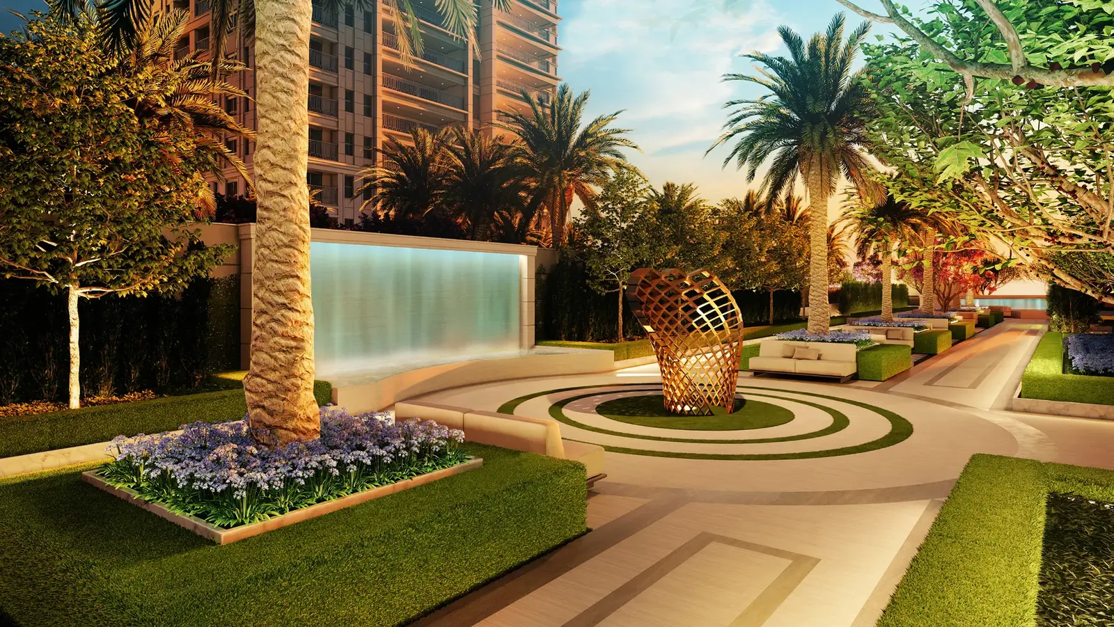 Château Jardin — jardins clássicos e paisagismo assinado do empreendimento